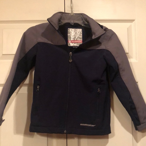 Weatherproof sz 7 Boys Navy/Gray Boys Jacket - Picture 1 of 9
